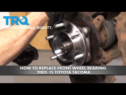 How to Replace Front Wheel Bearing 05-15 Toyota Tacoma