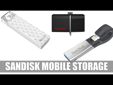 SanDisk iXpand, Ultra USB Drive 3.0 & Connect Wireless Stick #MWC2017