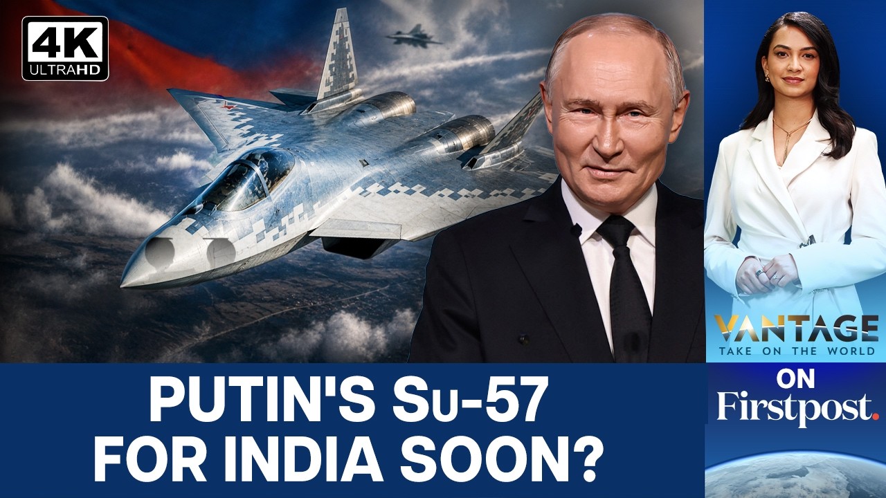 Will India Buy Putin's New Twin-Seat Su-57 Fighter Jet?  | Vantage on Firstpost | 4K