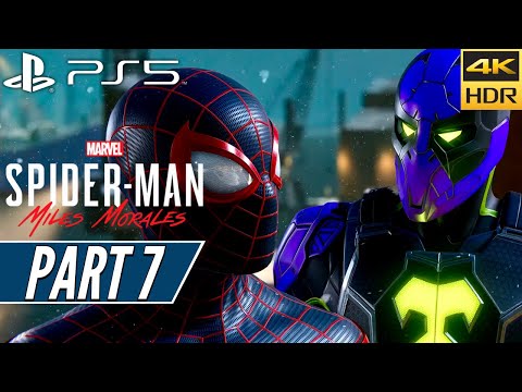 SPIDER-MAN MILES MORALES (PS5) Walkthrough Gameplay PART 7 [4K 60FPS HDR] - No Commentary