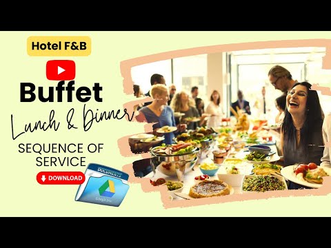 Sequência de Atendimento para Almoços e Jantares Buffet em Restaurantes Hoteleiros