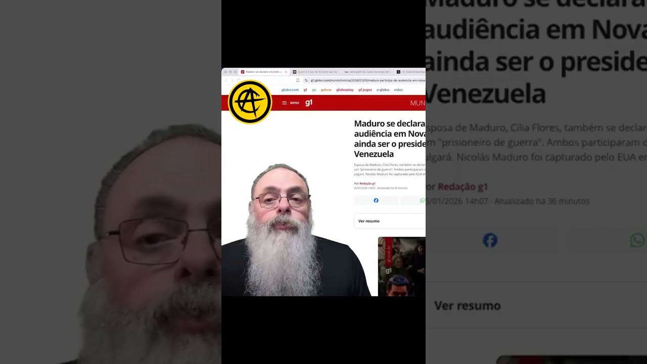 MADURO se diz INOCENTE, mas NÃO PEDE LIBERDADE com FIANÇA e NÃO DESCARTA ACORDO com PROMOTORIA