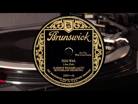 Clarence Williams and his Bottomland Orchestra: Zulu Wail - Fox Trot [1927]