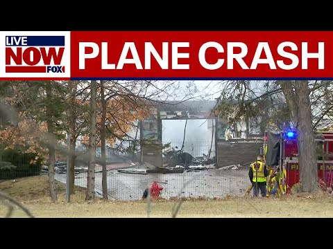 Video | Plane crash near Minneapolis leaves home engulfed in flames | LiveNOW from FOX