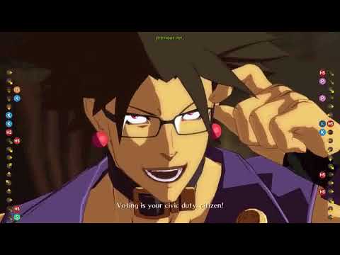 GGXrdR2/2.10 - Rhinehart (Chipp) VS dummy (Johnny) & Whoopi Goldburst (Chipp)