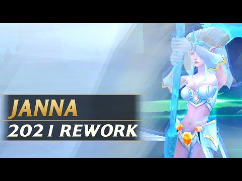 JANNA REWORK 2021 Gameplay Spotlight Guide - League of Legends