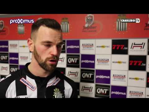 Dorian Dessoleil et Clinton Mata après R.Charleroi.S.C - Anderlecht