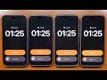IPhone 14 Pro Max Vs 15 Pro Max Vs 16 Pro Max Vs 17 Pro Max Timer Alarm Clock Alerts Slide To Stop