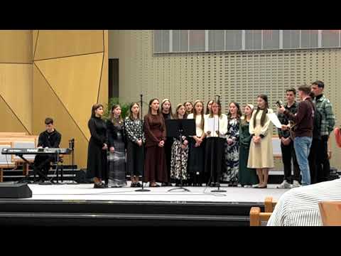 It is clearly heard in the distance - Youth group