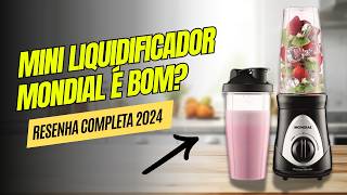 Mini Liquidificador Portátil Mondial é bom Vale a pena? Personal Blender Mondial