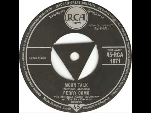 UK New Entry 1958 (139) Perry Como - Moon Talk
