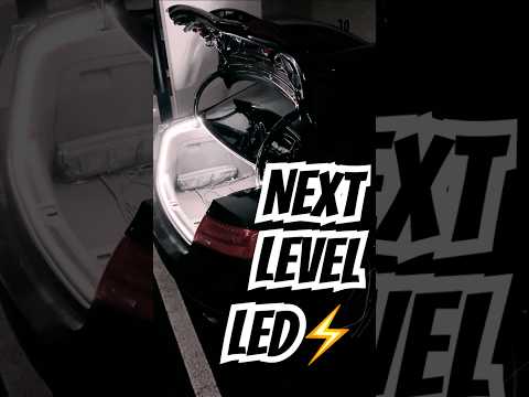 Dynamic Trunk Light Strip ✨ Cybertruck Bed Lights Vibes ⚡DIY ASMR Car LED Install #asmr #automobile