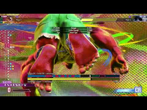 SF6 Season 1 Blanka 2 touch sequence into death all resources