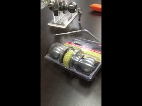Cylindrical lock installation video