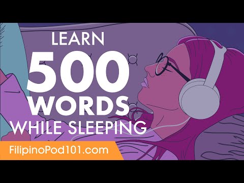 Filipino Conversation: Learn while you Sleep with 500 words