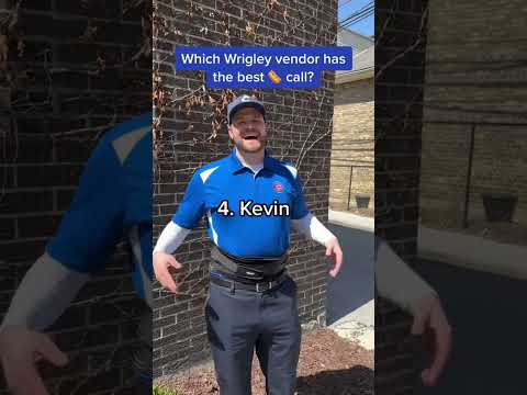 Which Wrigley Field vendor has the best hot dog call?