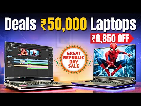 Hot Deals 🔥 Best Laptop Deals Under 50000 in Amazon Great Republic Day Sale 2026 | Laptop Deals