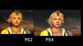Final Fantasy X PS2 and PS4 comparison