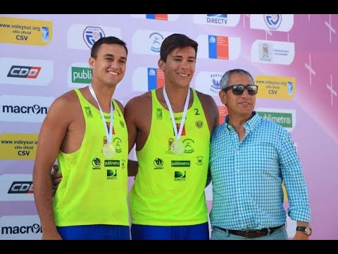 George e Arthur Lanci 2  x 0 Viyeto e Cairus (Uruguai) - Bronze Sulamericano 2017