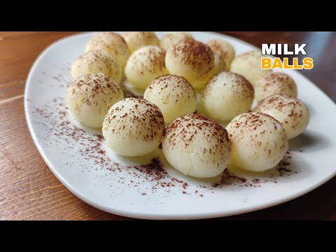 Milk Balls Recipe l Cornstarch and Milk | Only 3 Ingredients