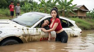 Genius Girl Rescues CEO Trapped in Abandoned Aston Martin DBX Medical Car – Will It Start Again?