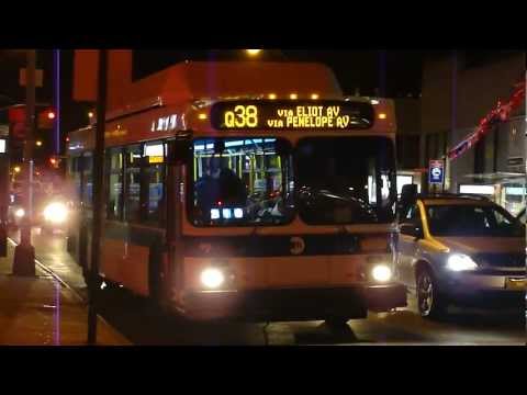 MTA Bus: 2012 New Flyer C40LF Q38 Bus #613 at Queens Blvd-63rd Dr