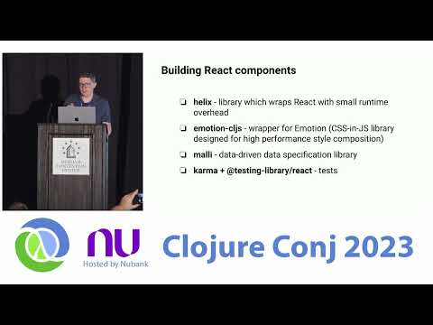 "Modern Frontend on ClojureScript and React in 2023" by Yuri Khmelevsky