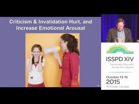 Colloque international sur le TPL - Conférence de Alan E. Fruzzetti