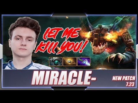 Miracle - Slark | IMBA RIGHT CLICK SLARK + IO GH | New 7.23 Dota 2 Patch | Pro MMR Full Gameplay
