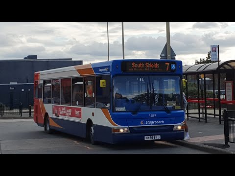 DIVERSION: Route 18 | NK56FFJ/35189 - Stagecoach North East: Dennis Dart SLF/Alexander Pointer 2