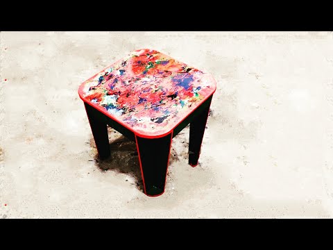 DIY kid's Table // Making with 6mm plywood is possible