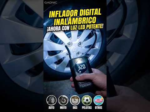 Inflador Gadnic bicicleta y moto
