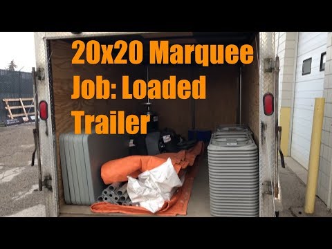 Heading Out For A Job - With the Old Trailer