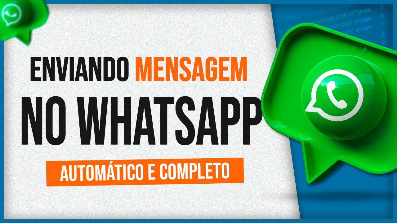 Como Enviar Mensagem no WhatsApp com Python - Automático e Completo