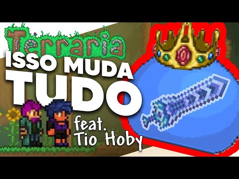 PASSEI 100 DIAS NO TERRARIA, MAS OS ITENS SÃO ALEATÓRIOS - COM @TioHoby