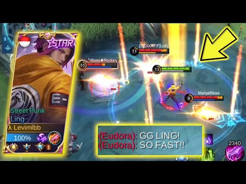 WTF FASTHAND?! | HOW TO COUNTER EUDORA EASILY USING LING! | LING FASTHAND GAMEPLAY - Levimlbb