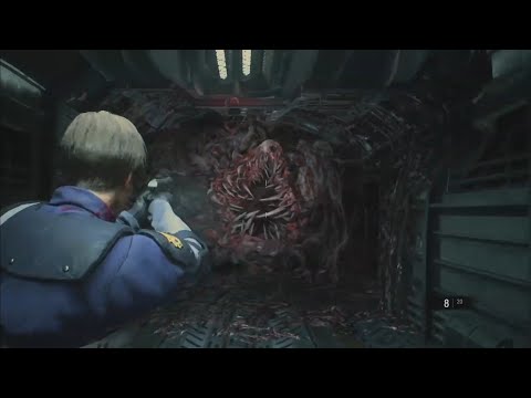 RESIDENT EVIL 2 Remake - G Stage 5 (William Birkin) True Final Boss Fight & True Ending [Leon 2nd]
