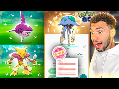 EVOLUINDO TODOS OS MEUS SHINY - POKEMON GO | Cris |