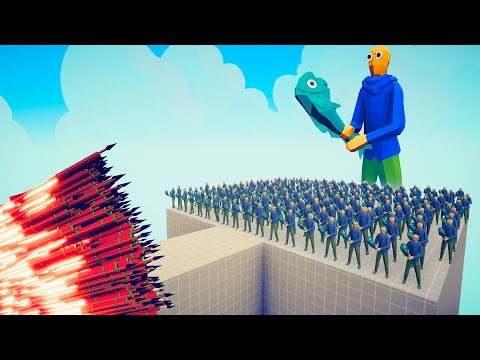 150x ROBLOX NOOB + 3x GIANT NOOB vs EVERY GOD - Totally Accurate Battle Simulator TABS