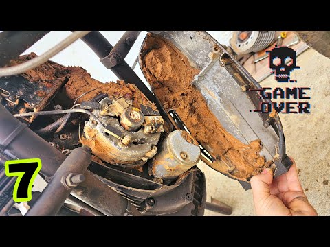 7 Open electrical area, starter and crankshaft does not rotate