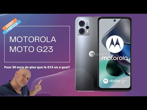 MOTOROLA MOTO G23 : Il corrige les défauts de sont petit frère !