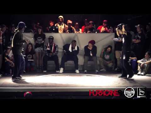 HURRICANES BATTLE-ISM 2013 TAIWAN | HIP HOP SOLO BATTLE - Bouboo VS 菜圃 (Best-16)