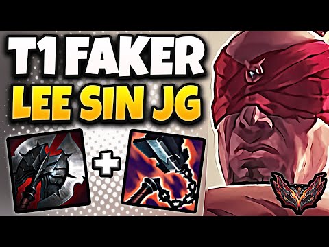 T1 Faker Lee Sin vs Hecarim [ Jungle ] Korea Grandmaster Patch 13.17 ✅