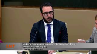 Aldama habla sobre la posible "financiaci&oacute;n ilegal del PSOE" ante el juez