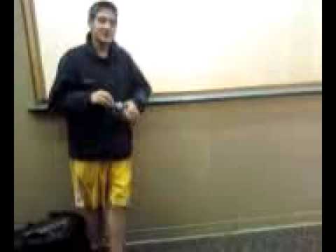 RACQUETBALL PLAYER HITS BALL SO HARD IT BREAKS SOUND BARRIER