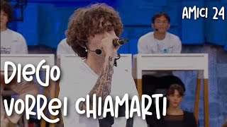 Download lagu DIEGO - Vorrei chiamarti (Audio e testo) | Amici 24 mp3