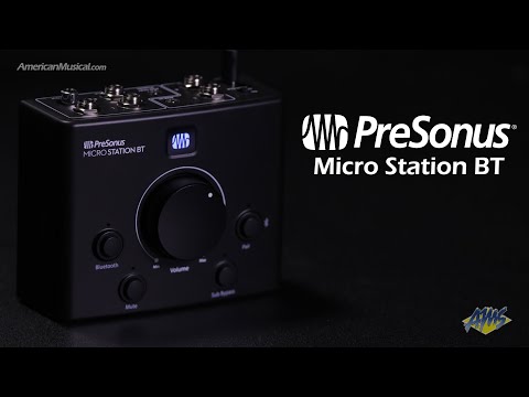 Обзор контроллера студийных мониторов Presonus MicroStation BT