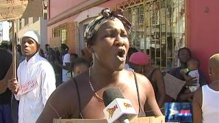 Protest In Gouyave 15.01.16