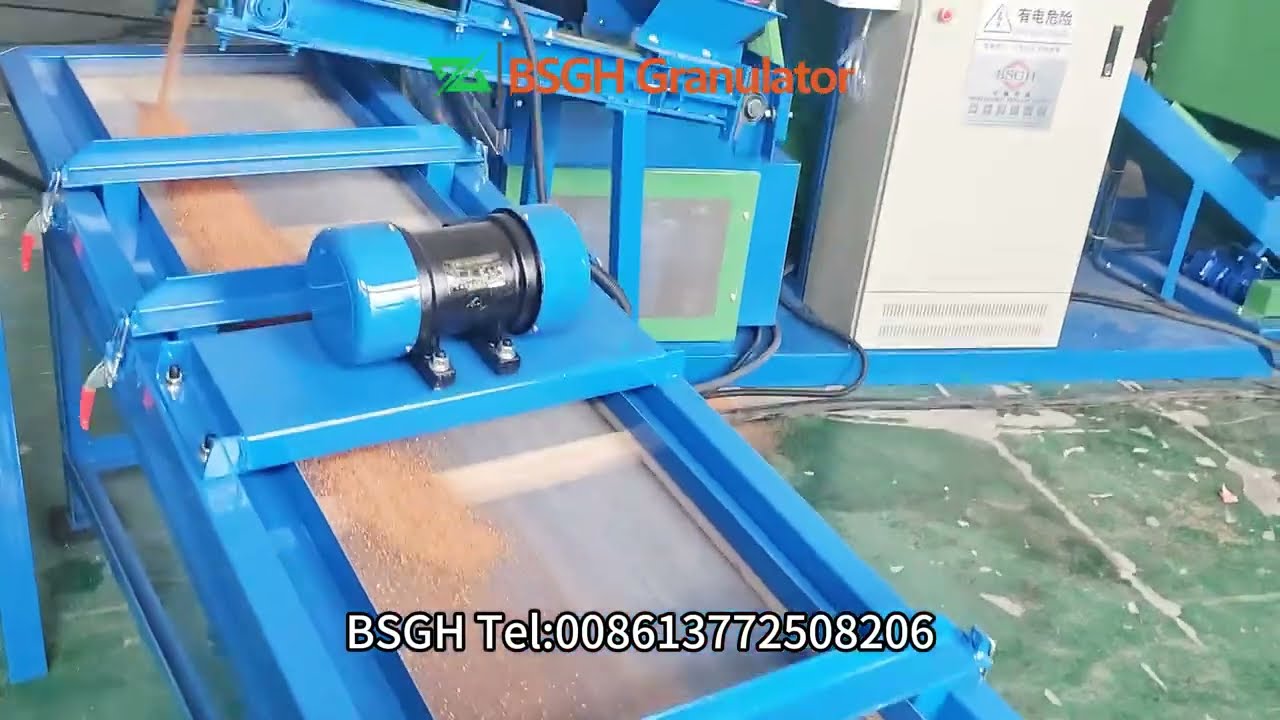 Qatar Customer's Large Copper Wire Recycling Machine BS-F3000 In Testing #wiregranulatormachine