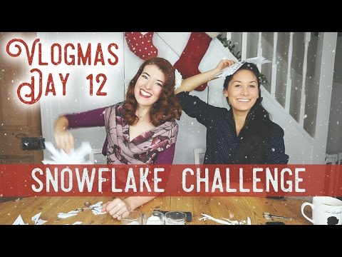 Snowflake Challenge / Vlogmas Day 12 Video